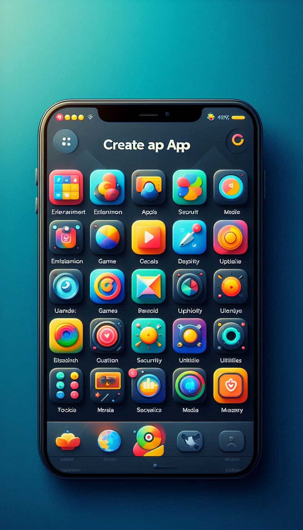 App Launcher (Concept UI) Screenshot 2