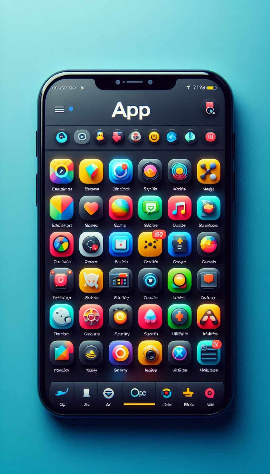 App Launcher (Concept UI) Screenshot 1