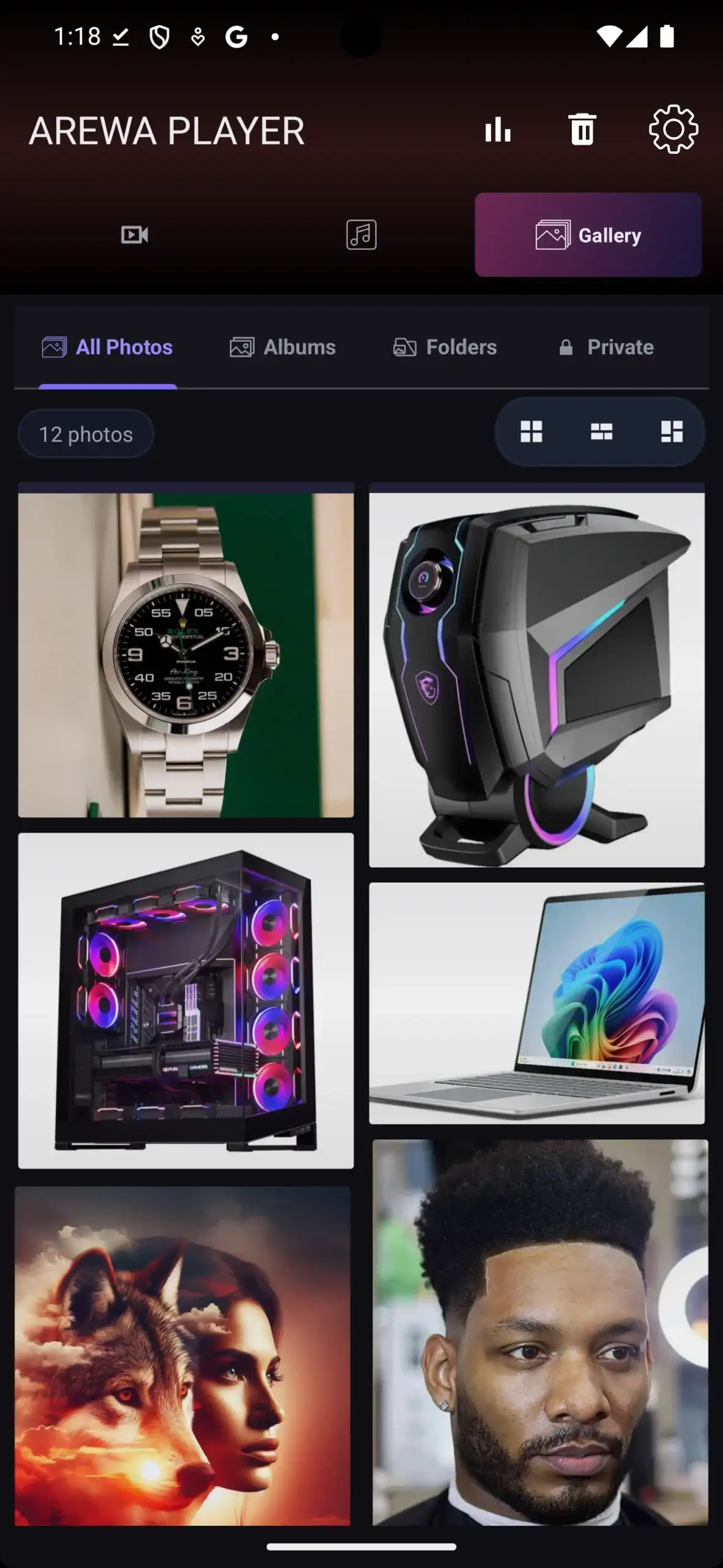 Arewa Player gallery screenshot placeholder