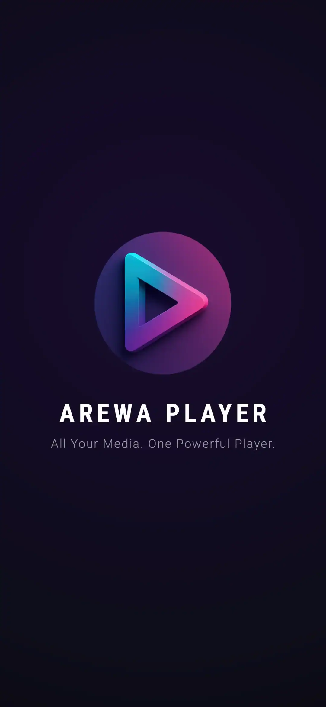 Arewa Player hero screenshot placeholder