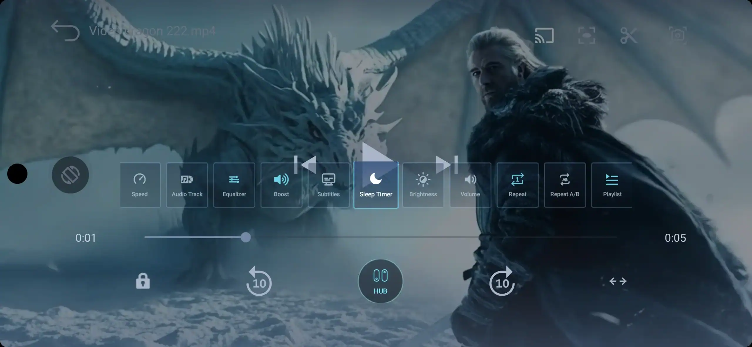 Arewa Player video playback screenshot placeholder