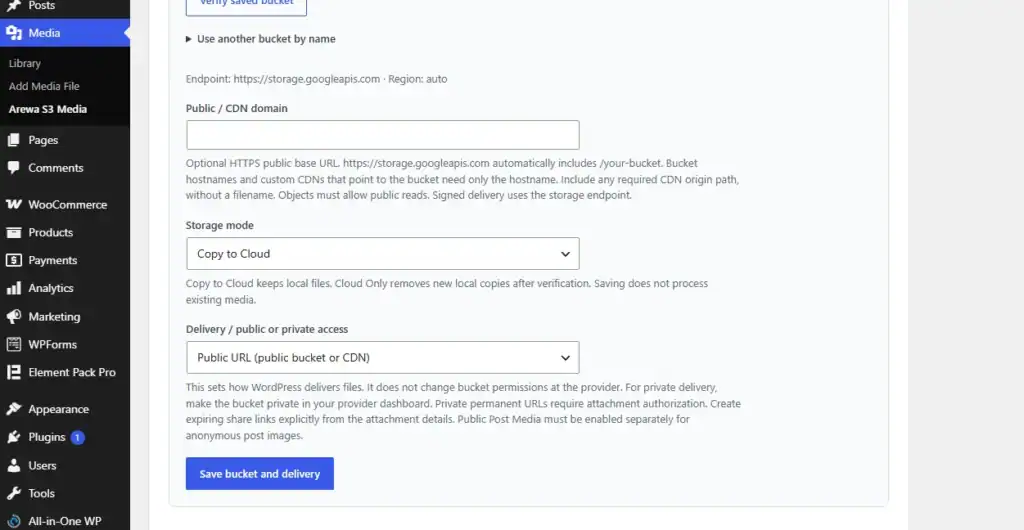 How to Connect Google Cloud Storage to WordPress with Arewa S3 Media Library 16 Configure a Custom Domain for Google Cloud Storage