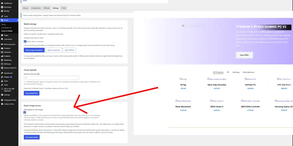 How to Connect Google Cloud Storage to WordPress with Arewa S3 Media Library 14 Fix WordPress Images Not Displaying After Cloud Offload