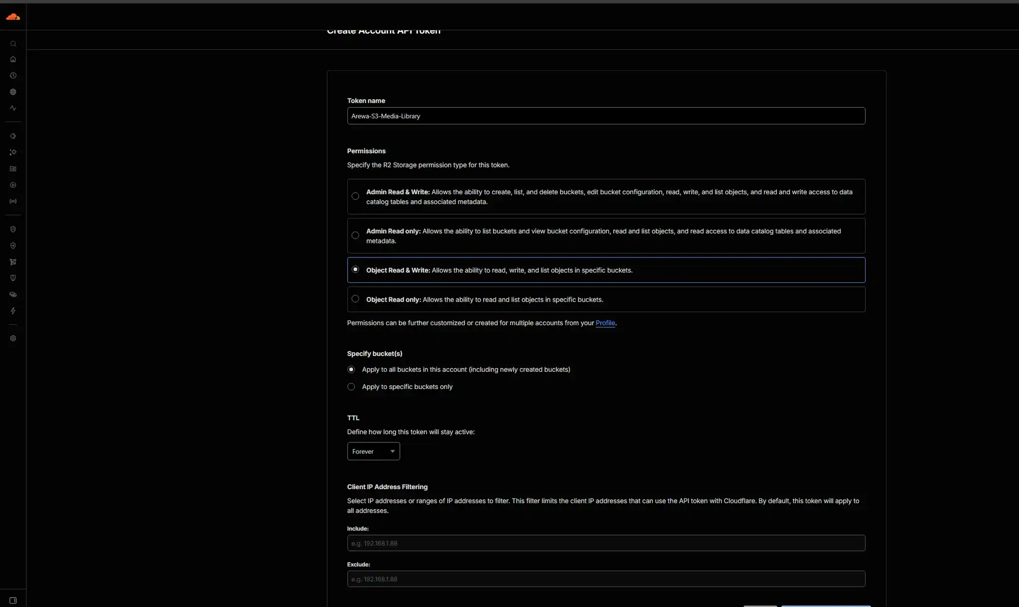 Select Permissions